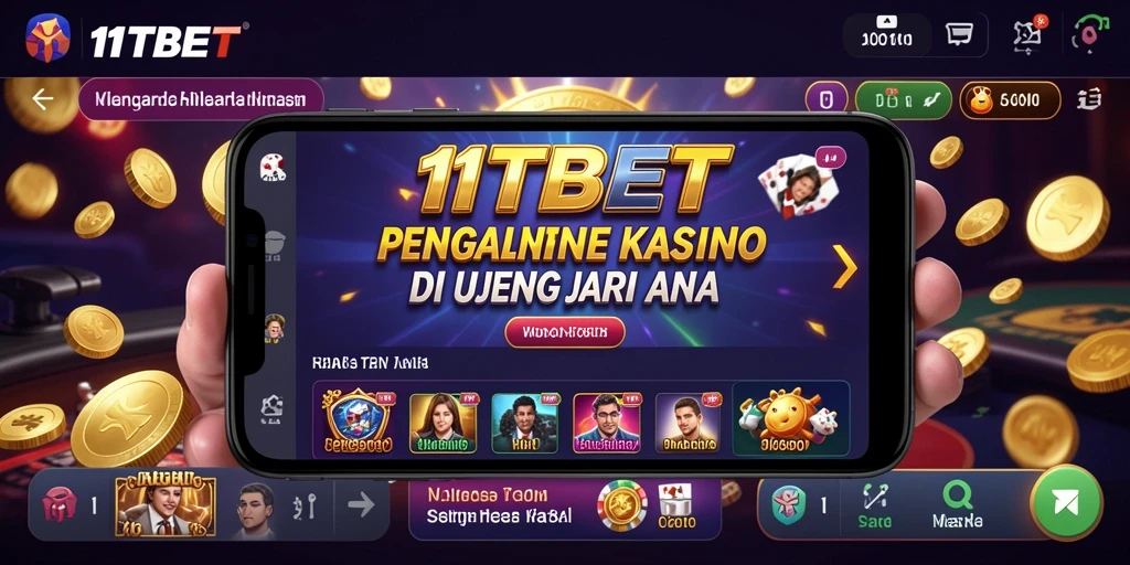 Tampilan menarik dari gameplay 11TBET dengan suasana kasino.