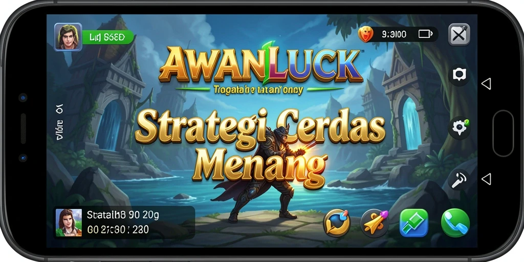Screenshot gameplay AWANLUCK yang menunjukkan aksi strategi.