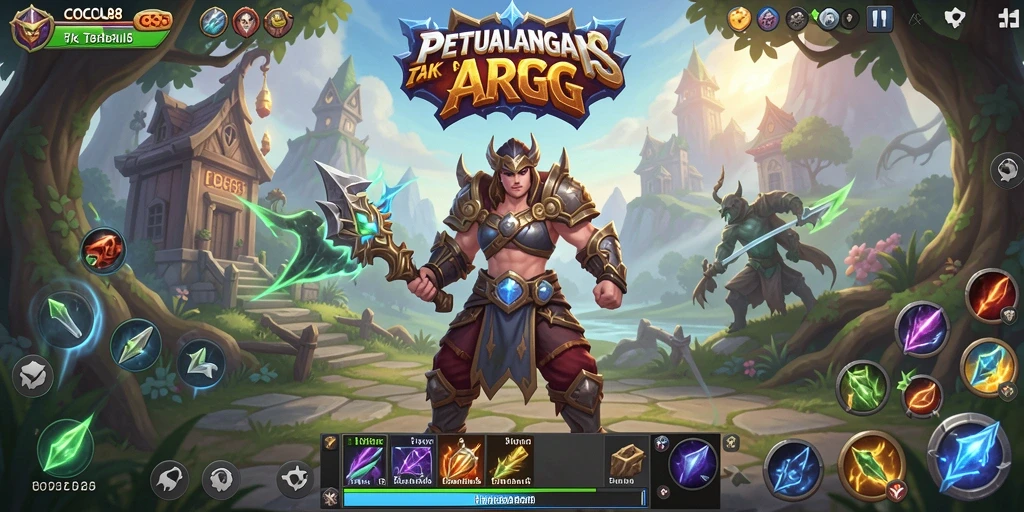 Screenshot COCOL88 menampilkan aksi petualangan seru dalam ARPG.