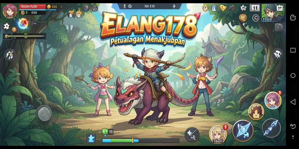 Gameplay seru dan karakter anime yang beragam dalam ELANG178.
