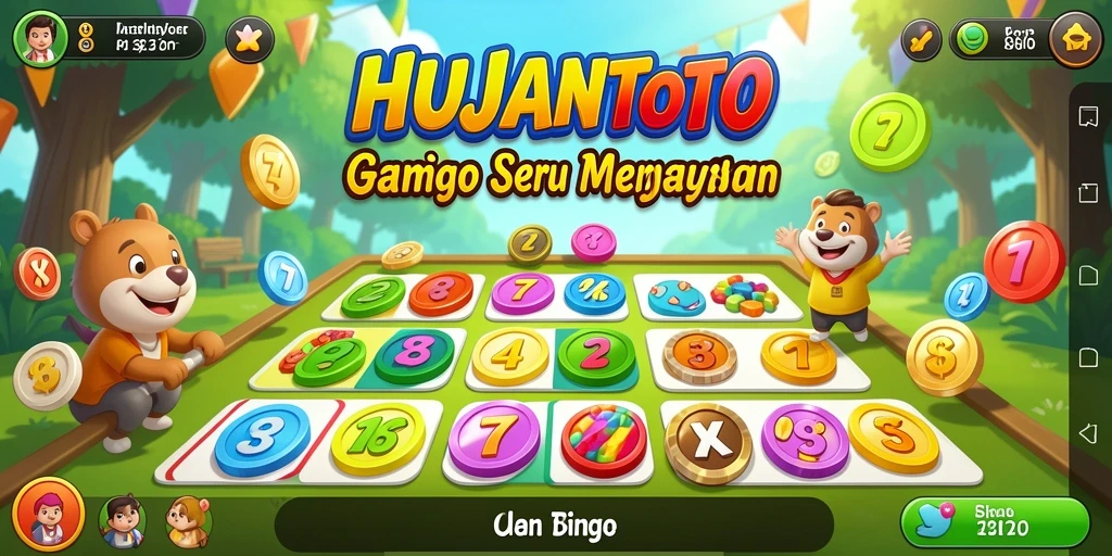 Tampilan menarik dari gameplay HUJANTOTO yang penuh warna.