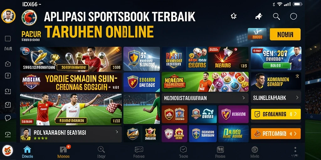 Tampilan screenshot IDX66 menampilkan aksi taruhan langsung yang seru.
