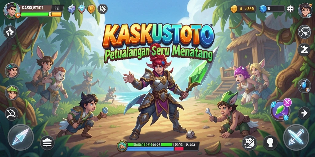 Screenshot gameplay KASKUSTOTO yang menampilkan aksi seru di dunia petualangan.