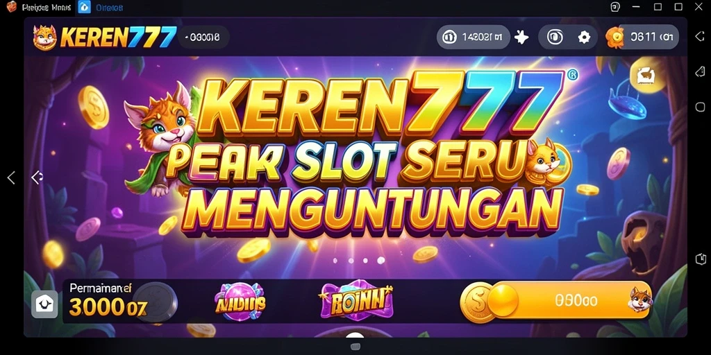 Tampilan gameplay seru dari KEREN777 slot dengan grafik menarik.