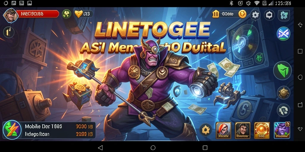 Tampilan gameplay menegangkan dalam LINETOGEL yang bikin adrenalin meningkat.