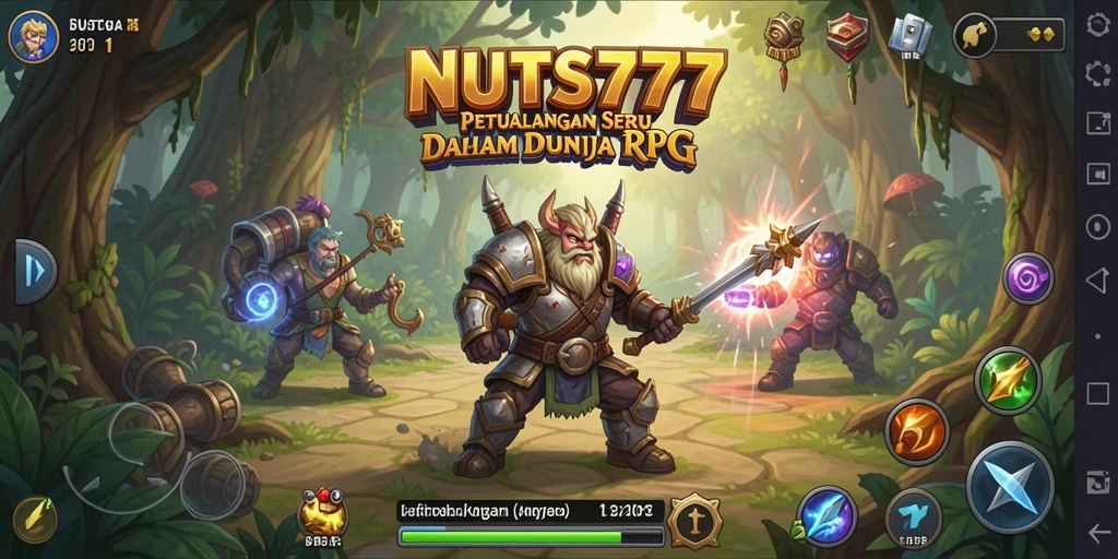 Tampilan gameplay epik saat bertarung di NUTS777.