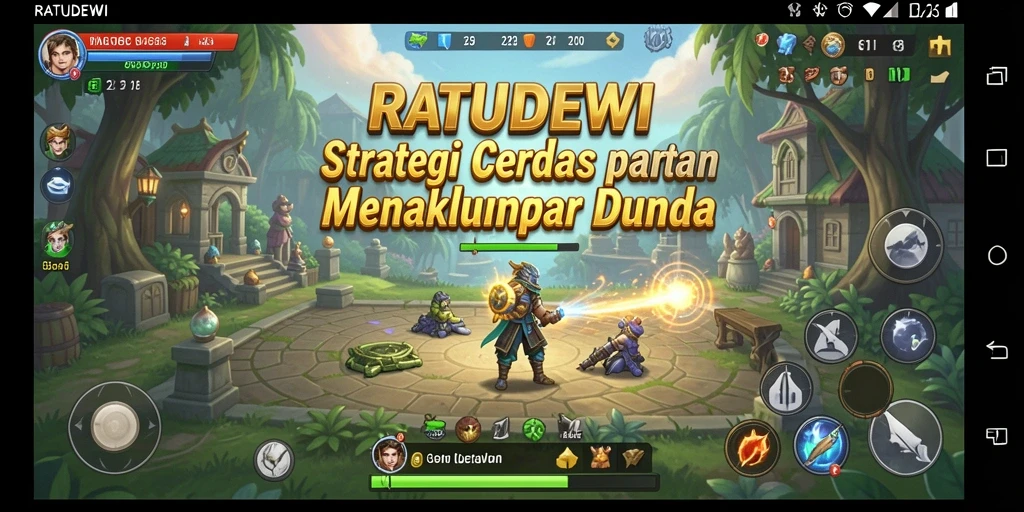 Tampilan gameplay RATUDEWI yang menegangkan dan strategis.