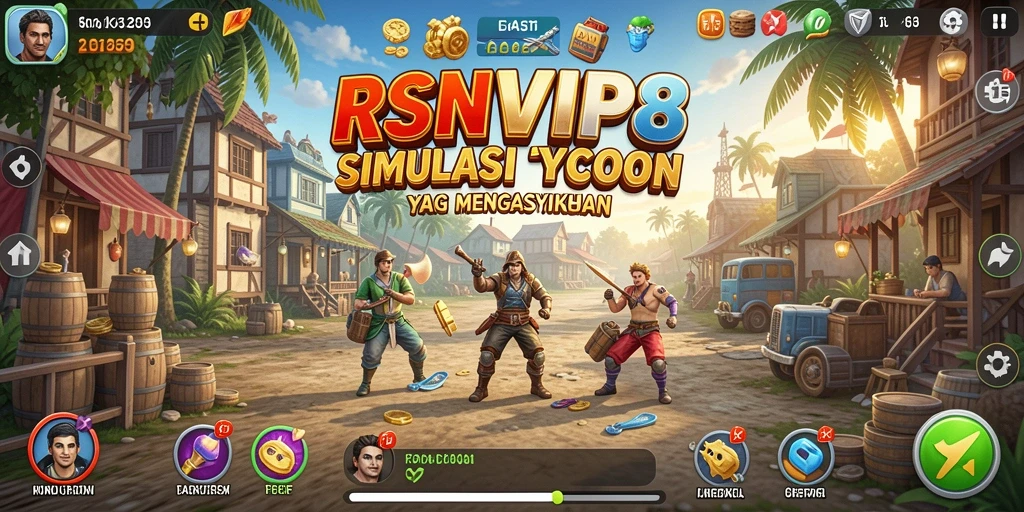 Tampilan gameplay RSNVIP8 yang mengasyikkan dan penuh strategi.