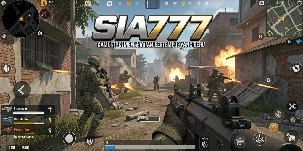 Screenshot SIA777 menampilkan aksi pertempuran yang intens dan seru.