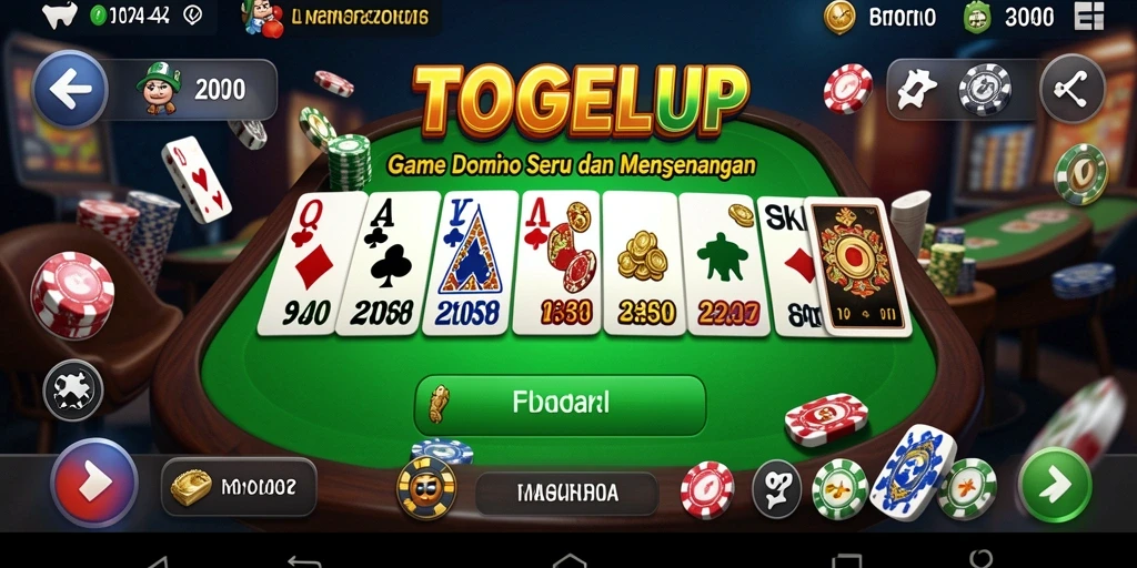 Tampilan gameplay seru dari TOGELUP yang penuh strategi.