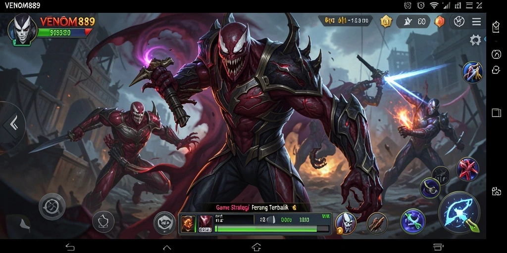Tampilan menarik dari gameplay <strong>VENOM889</strong> dengan aksi strategi yang intens.